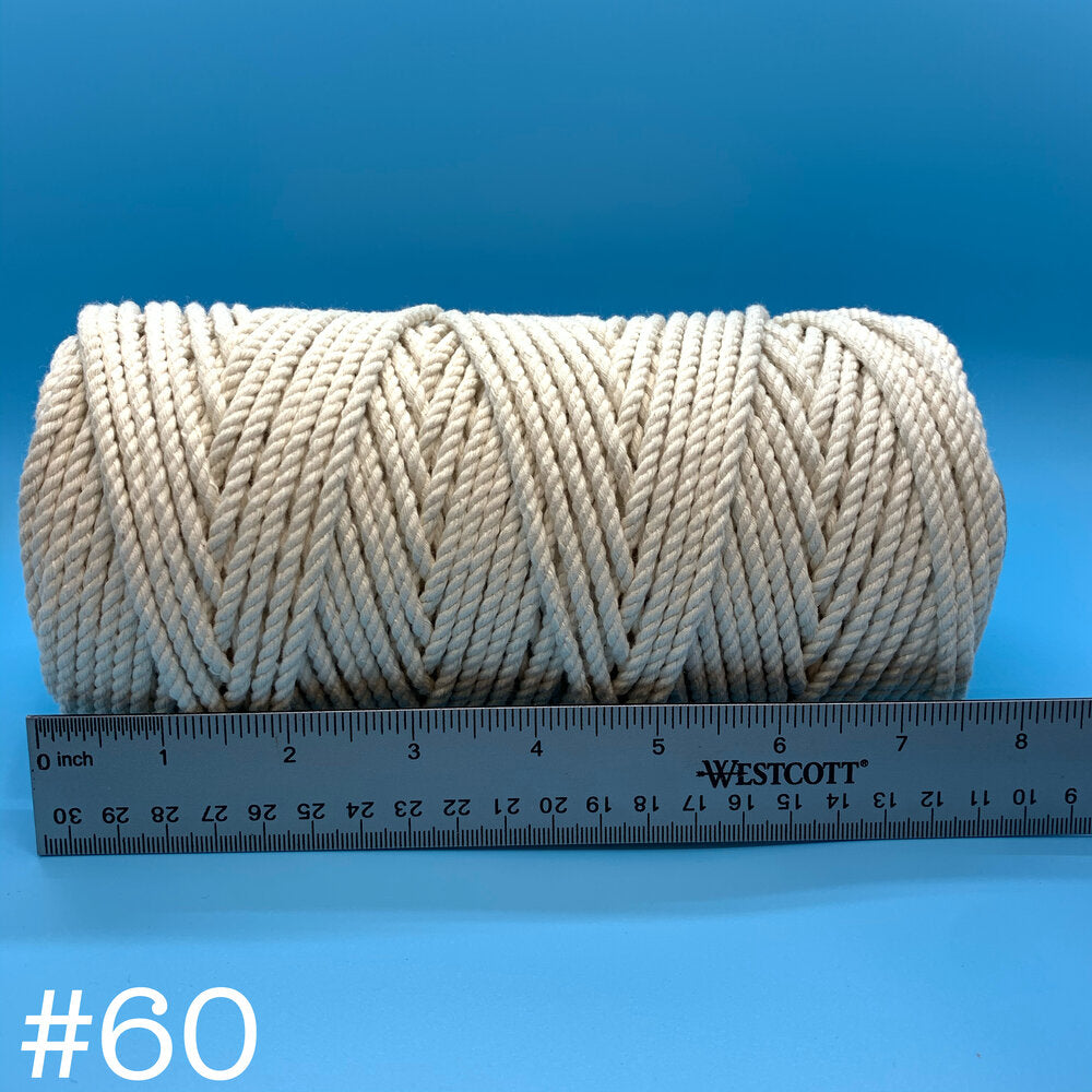 60 Cotton Cord - 3 Strand LARGE – Knotical USA