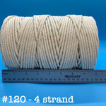 #120 Cotton Cord - 4 Strand